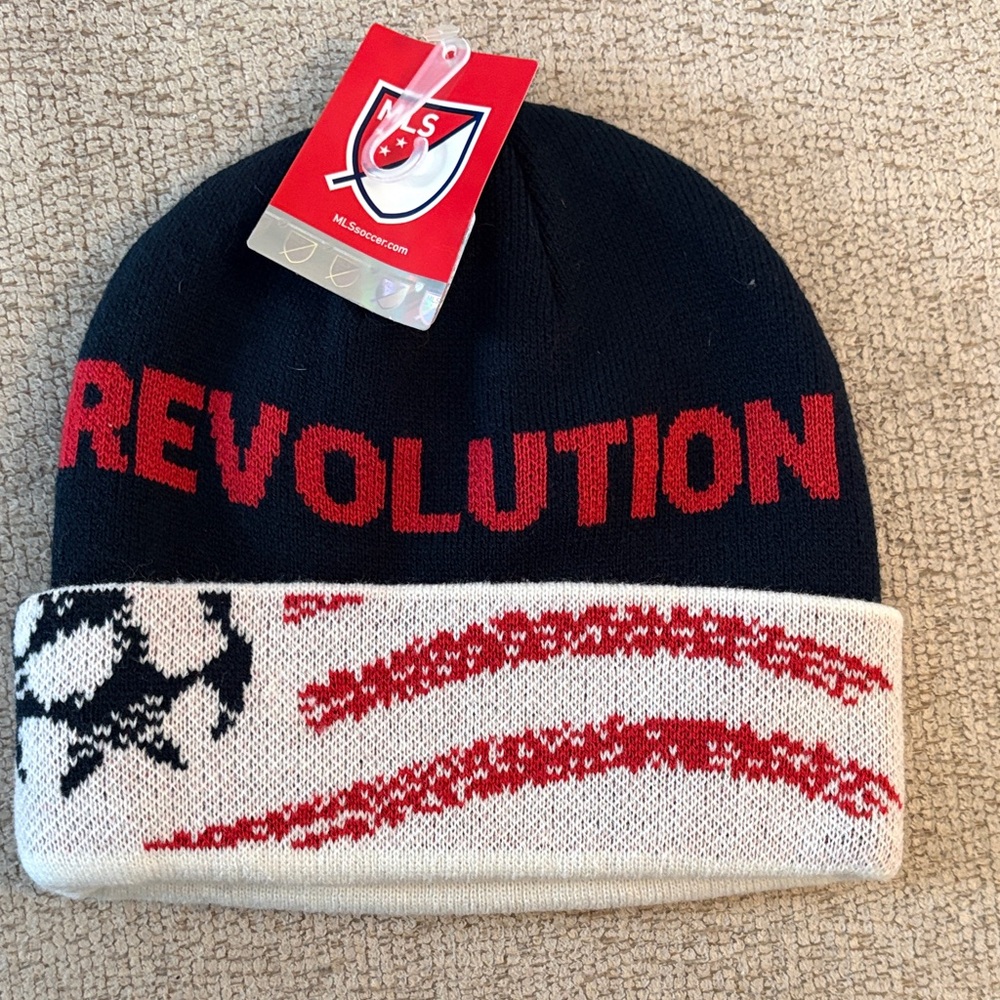 Revolution Men's Beanie - Black, Red, and White